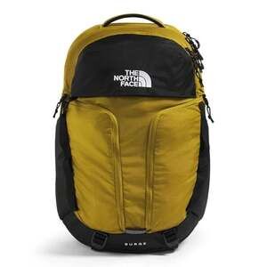 The North Face Surge Backpack Deep Dijon TNF Black Laptop Bag NF0A52SGDC NEW